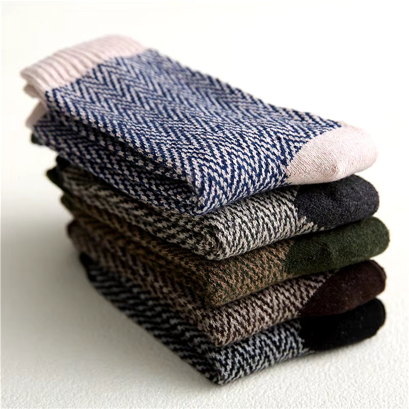 Breathable Sleek Wool Socks (5 Pairs)